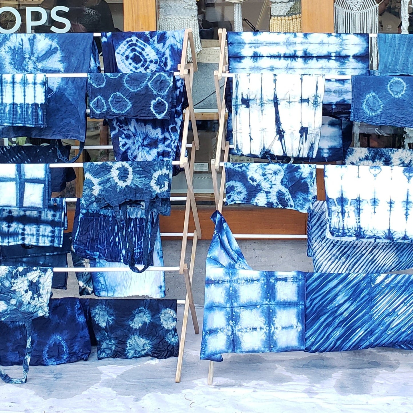 Indigo Shibori Dye Patterns Workshop