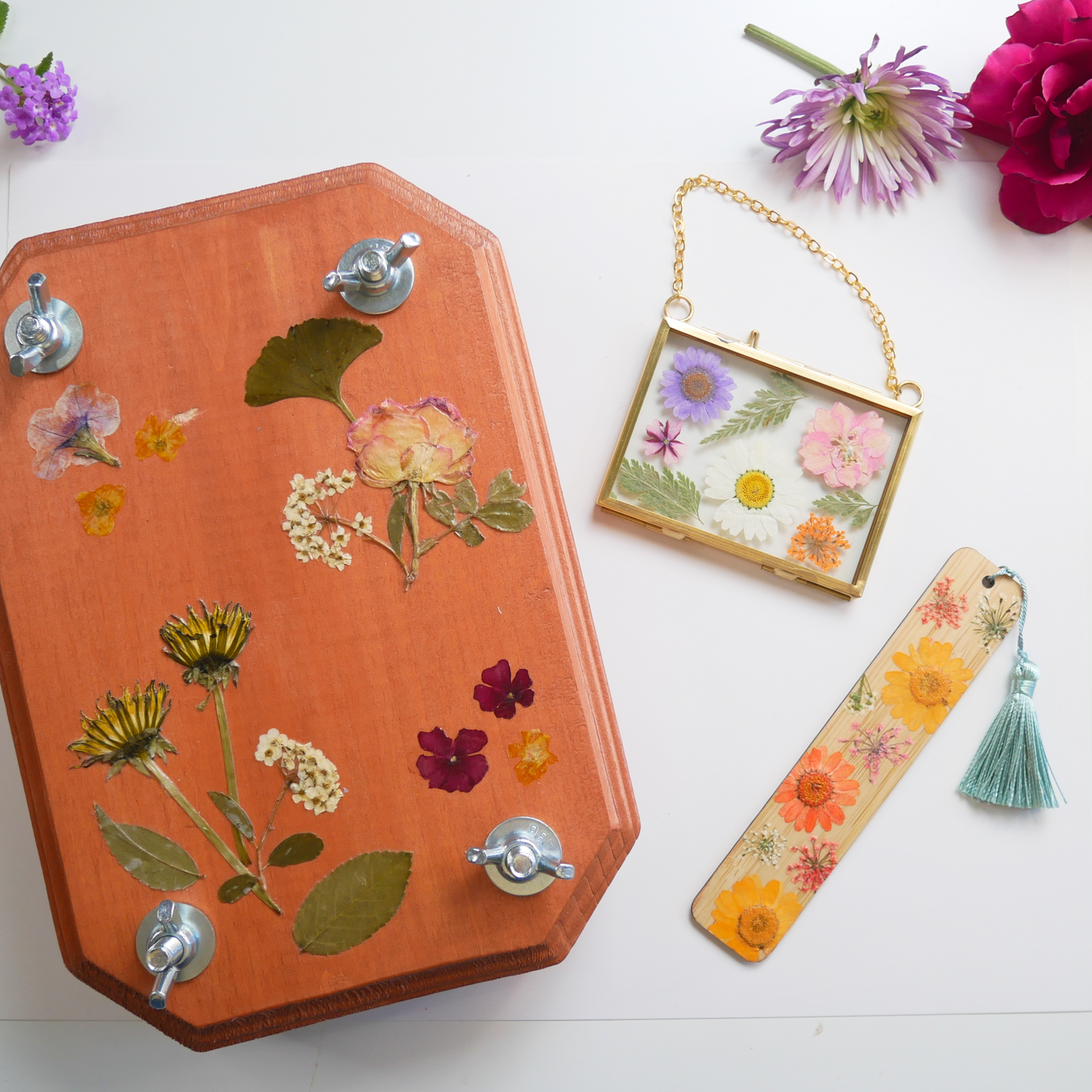 Pressed flower class how to