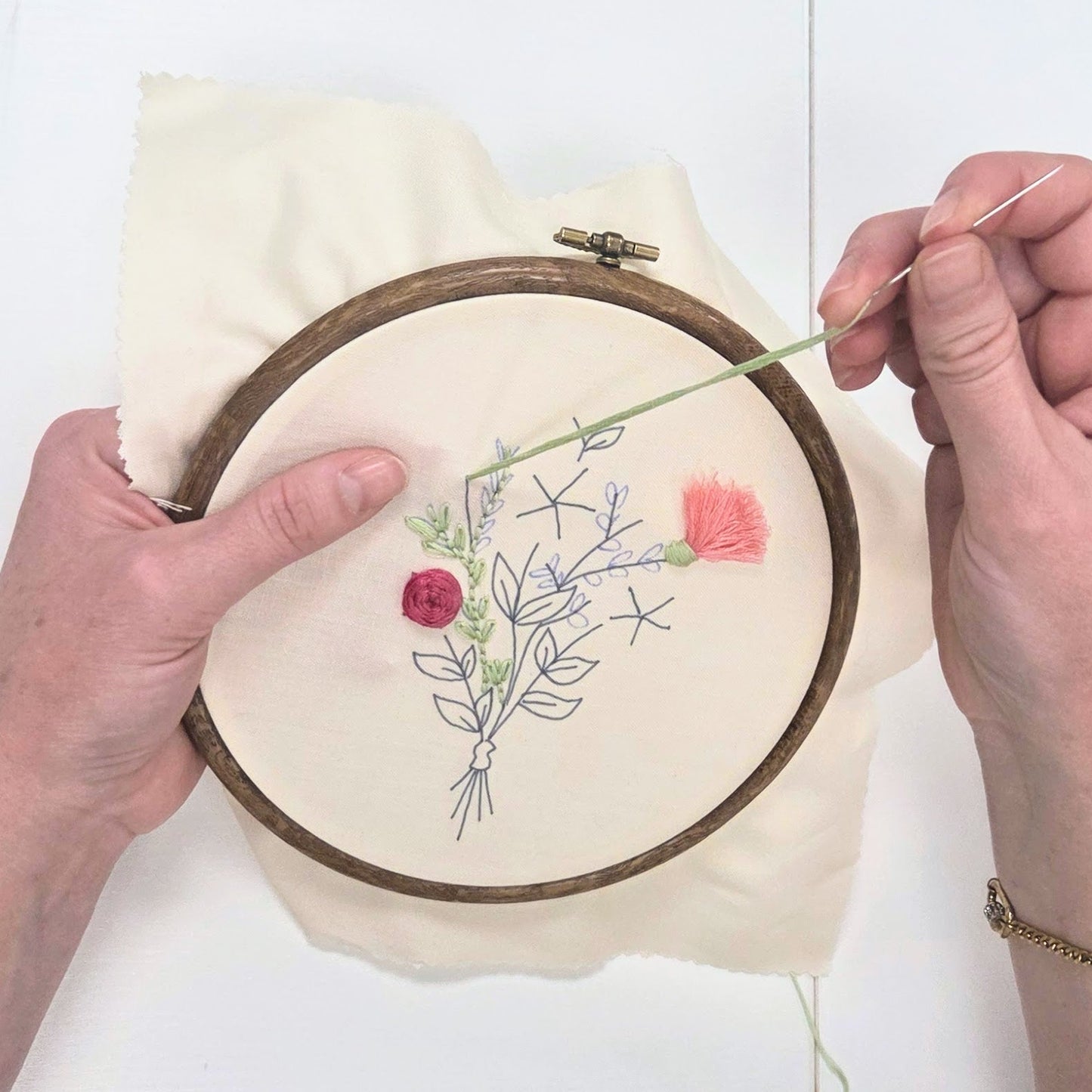 Floral Embroidery Sewing Class