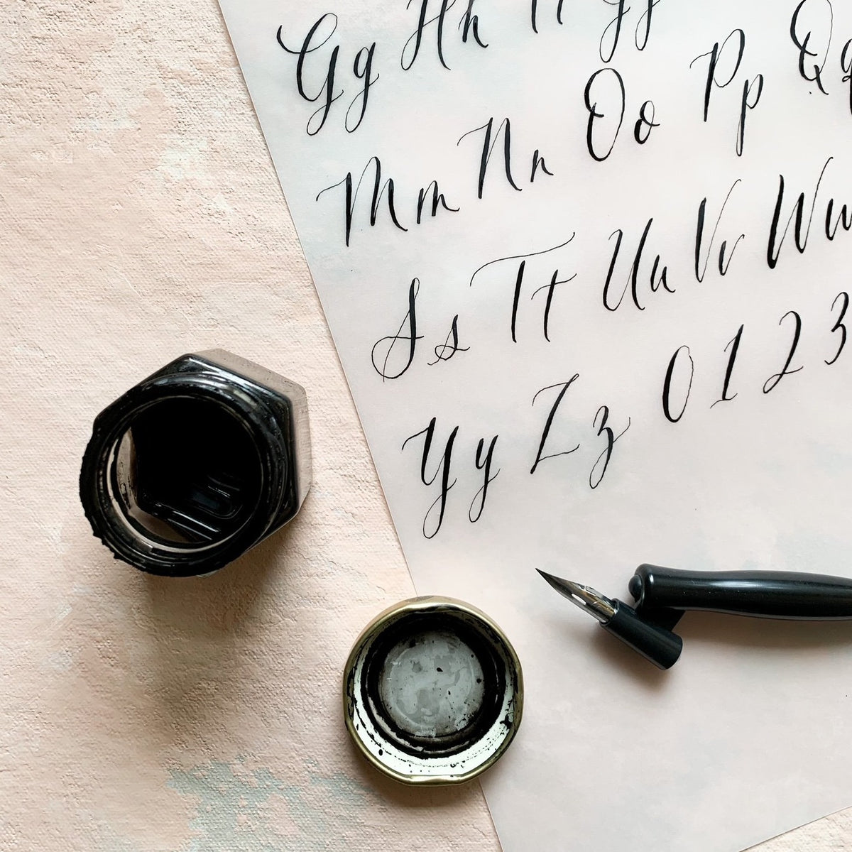 Pointed Pen Calligraphy Workshop – Assembly: gather + create