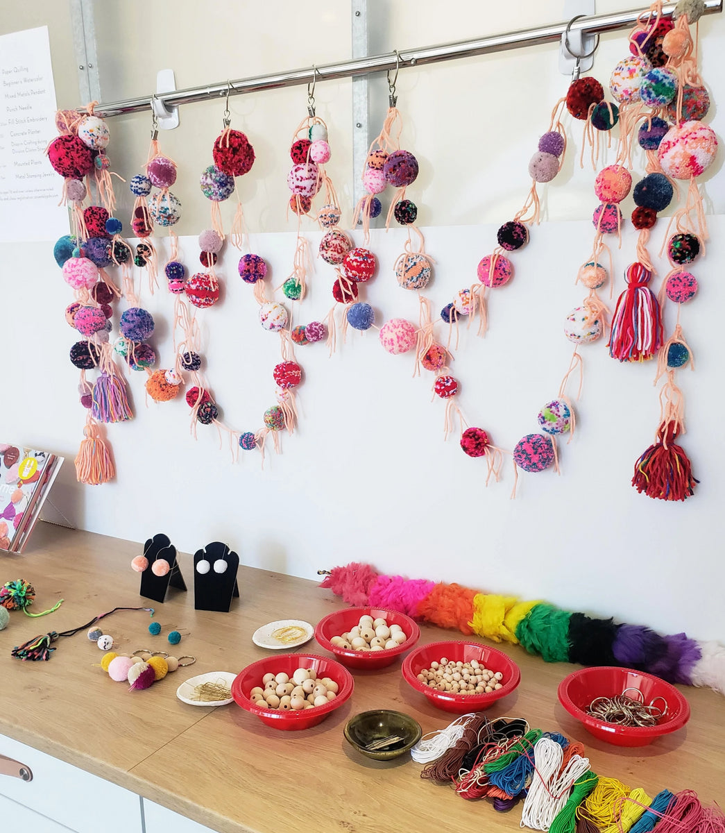 The Pom-Pom Making Workshop is this Saturday! 10 a.m. at the South
