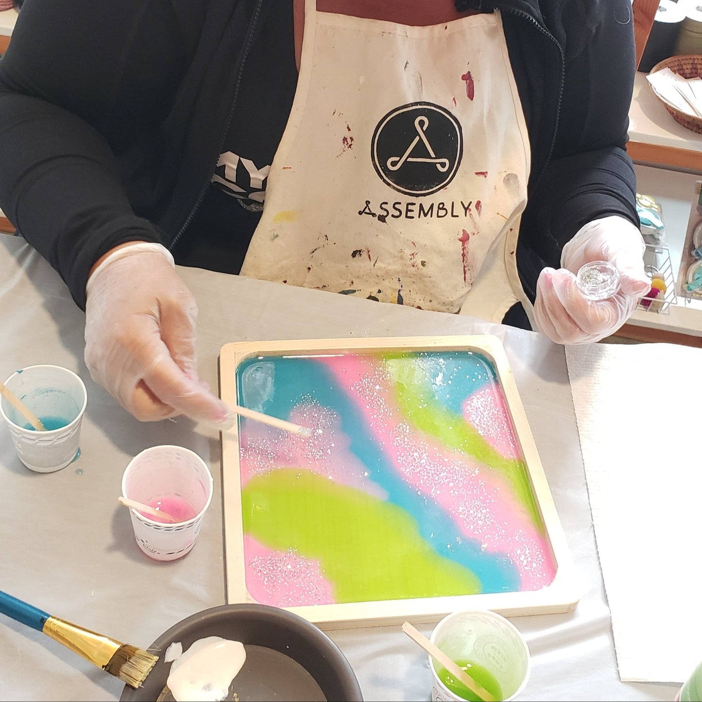 resin art workshops