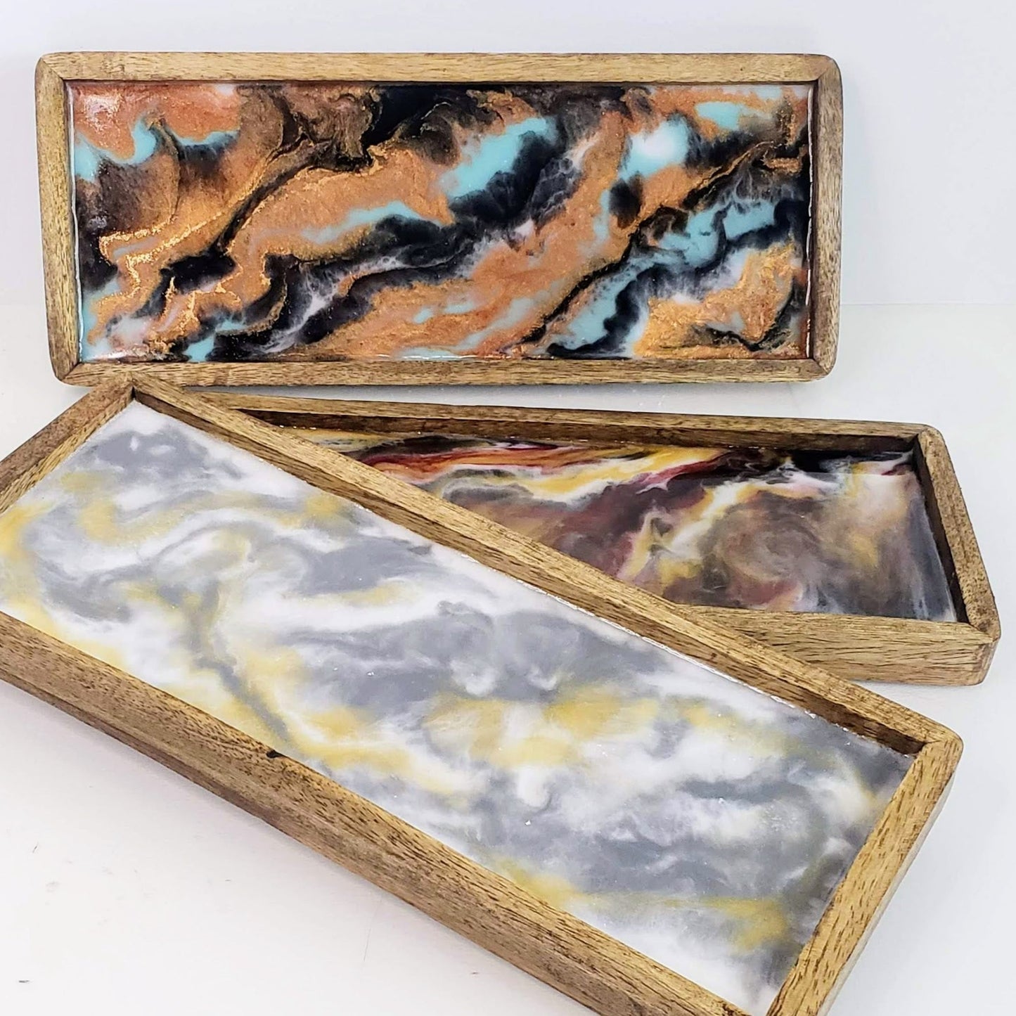 online craft class resin art tray kit