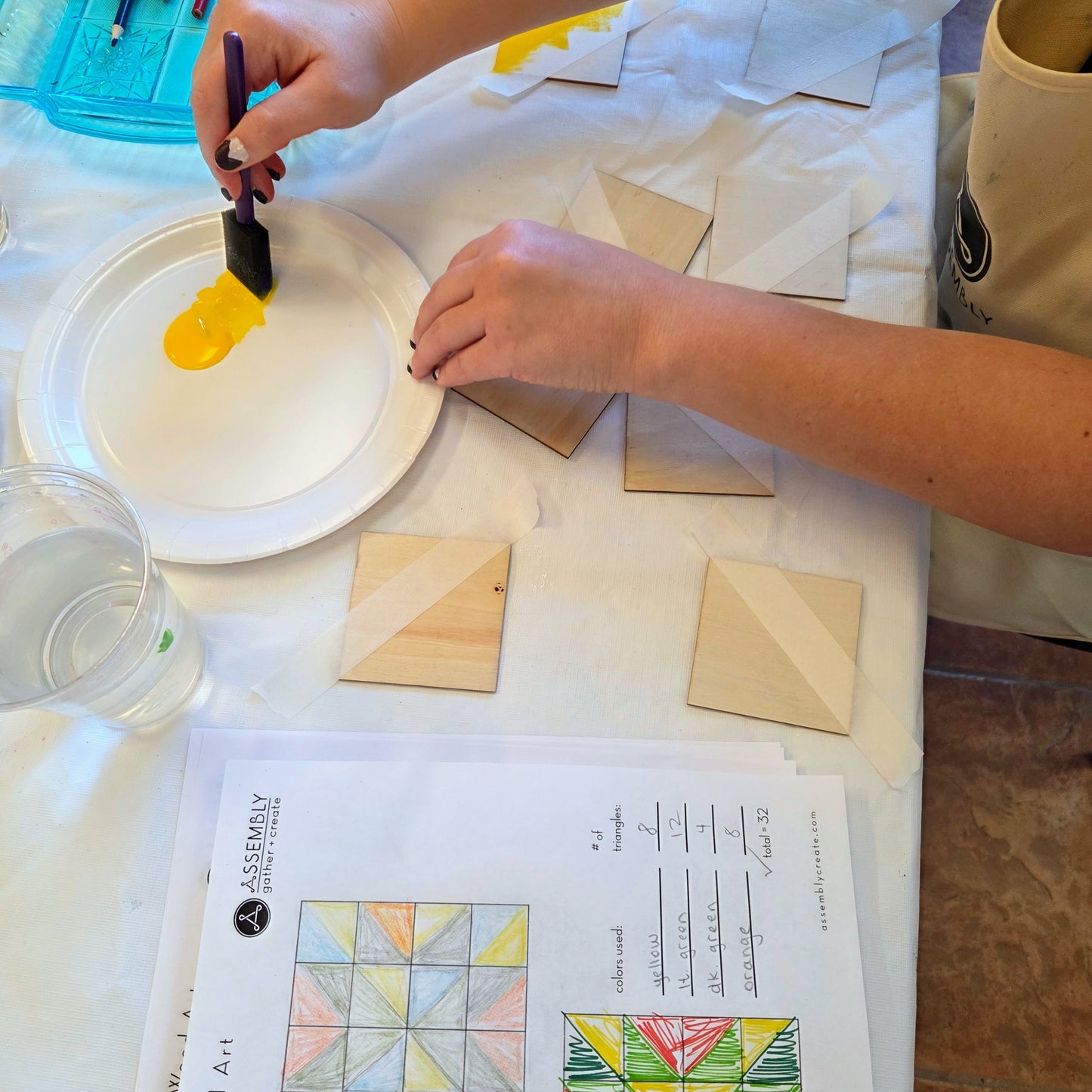 wood art project class las cruces