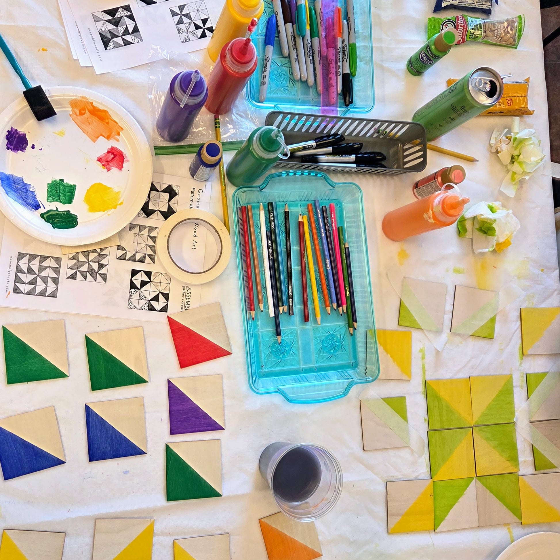 art supplies for the class Assembly