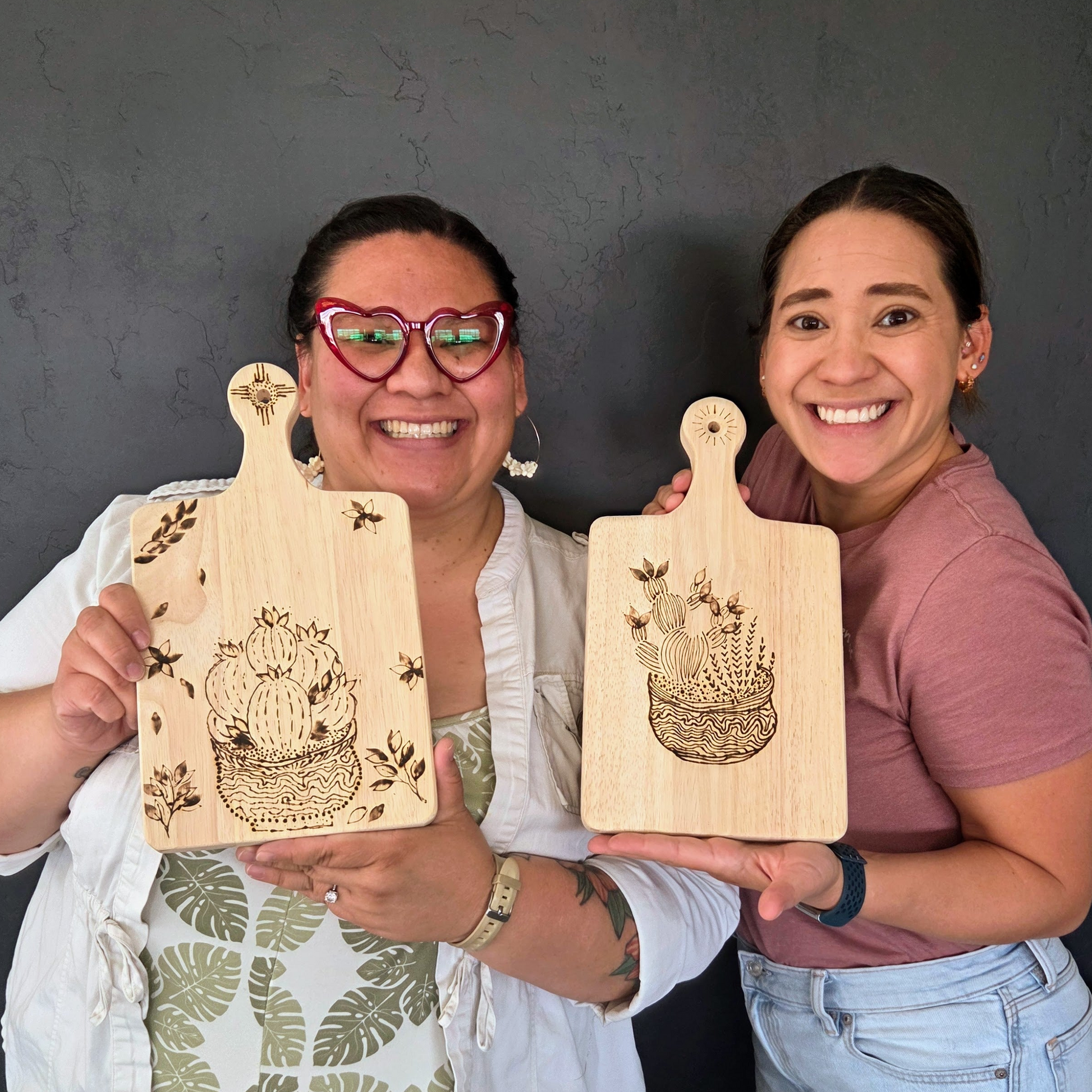 wood burning class winery 
