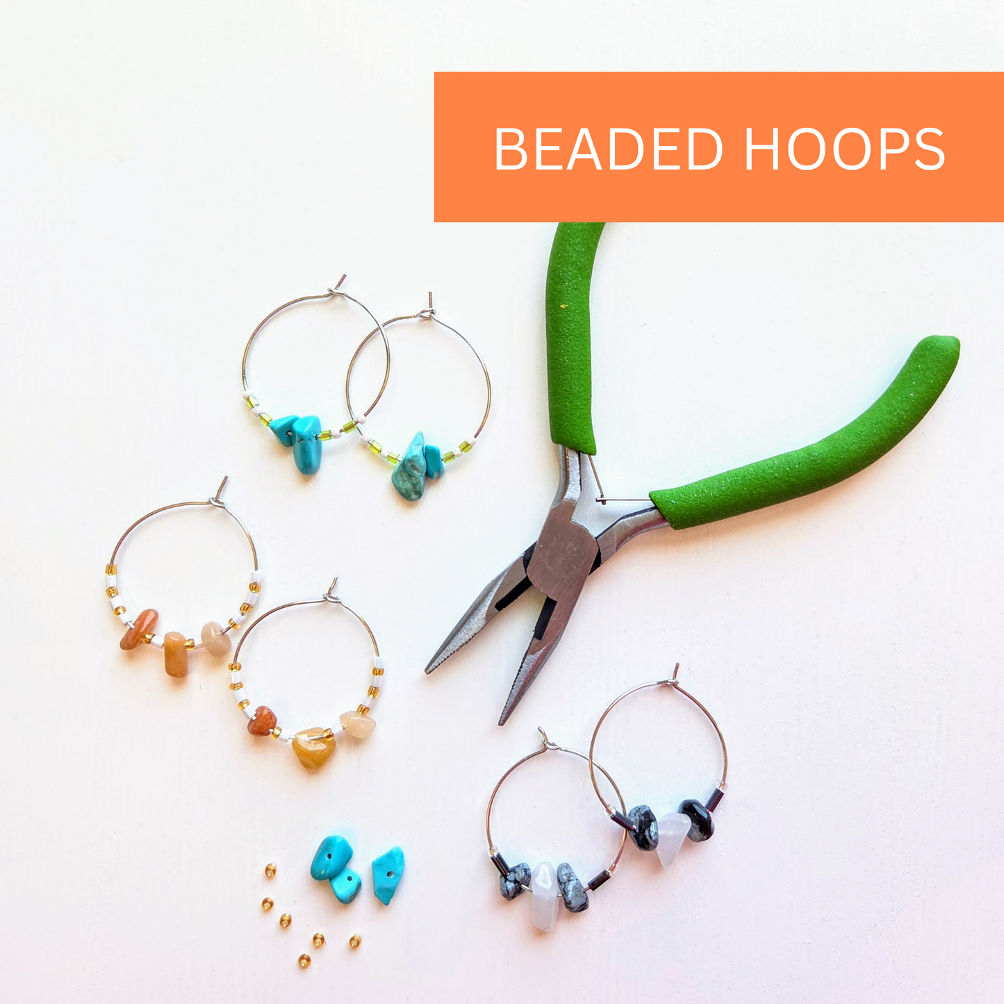 beading hoop earrings making craft class las cruces