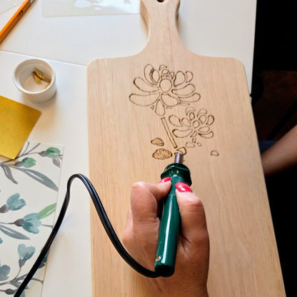 Craft & Sip: Wood Burning Workshop at Rio Grande Winery