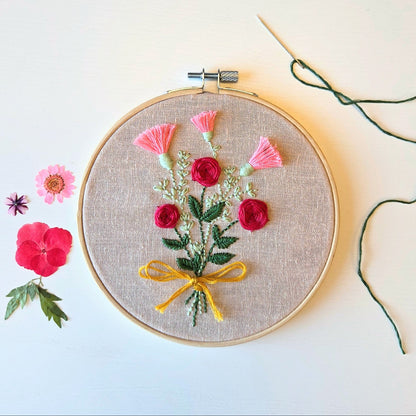 Textured Floral Embroidery Workshop