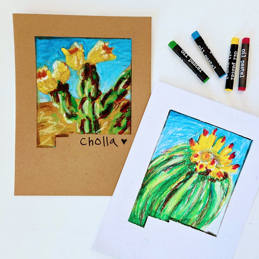 Oil Pastel Art Class Las Cruces