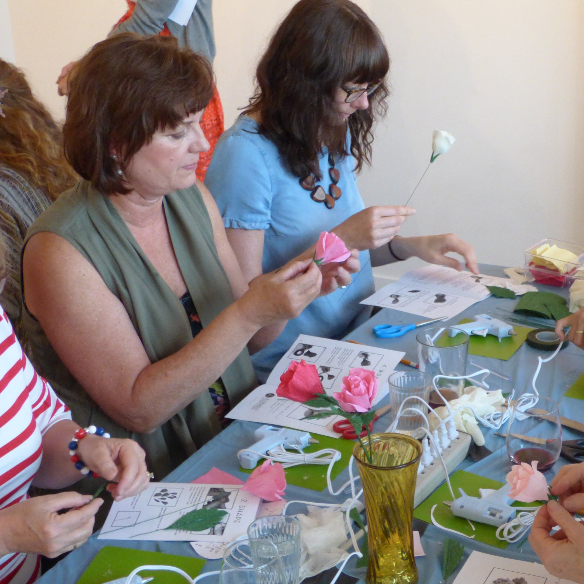 Paper Flower Making Class Las Cruces