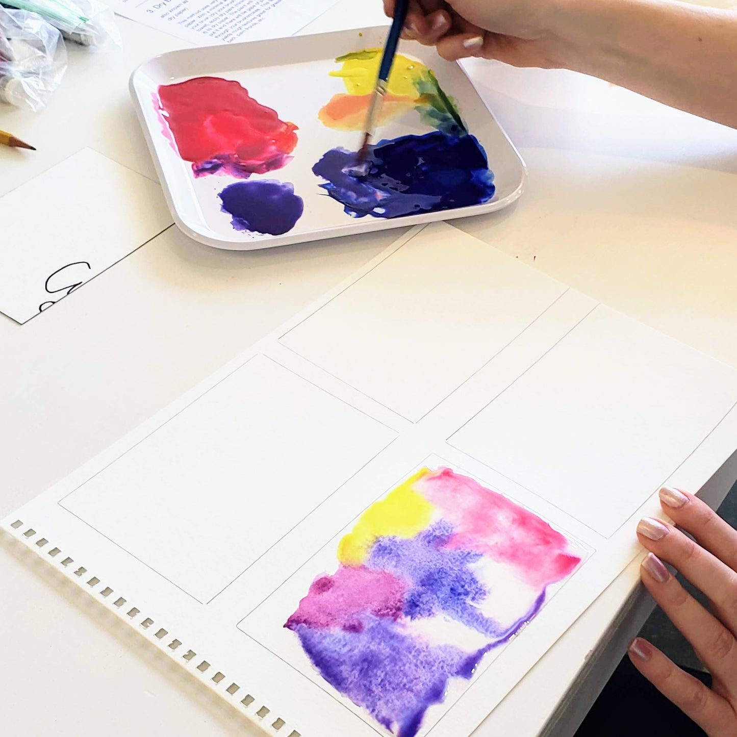 Learn watercolor painting fun in las cruces
