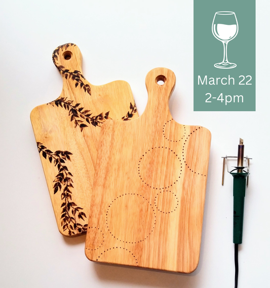 Craft & Sip: Wood Burning Workshop at Rio Grande Winery