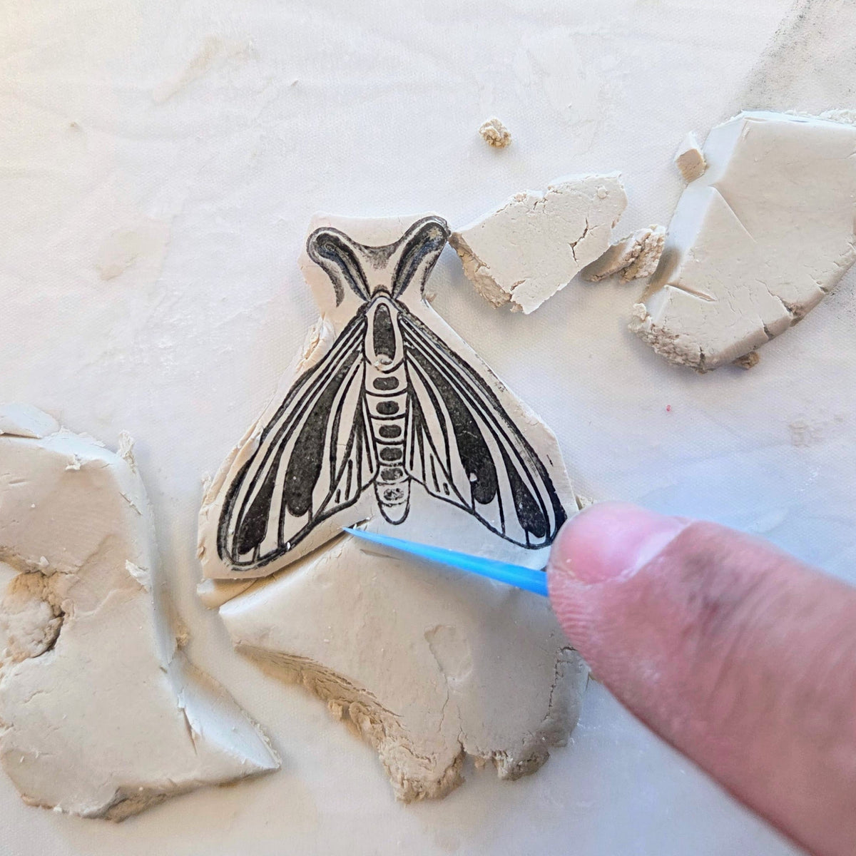 clay moth magnet how to las crucess