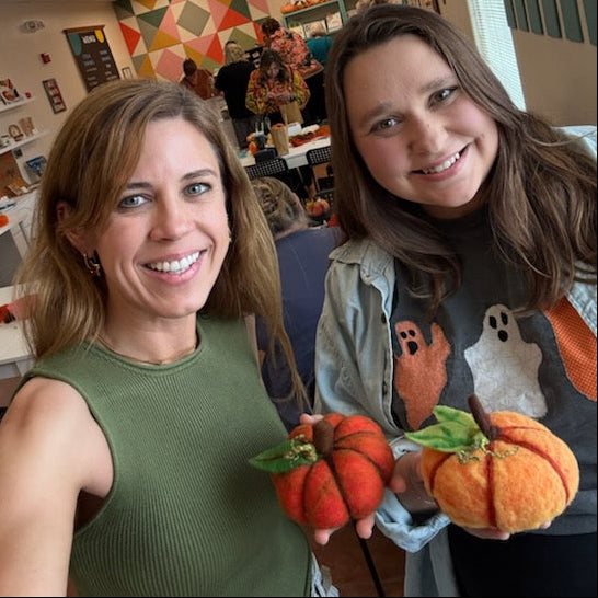 fall felted wool pumpkins las cruces