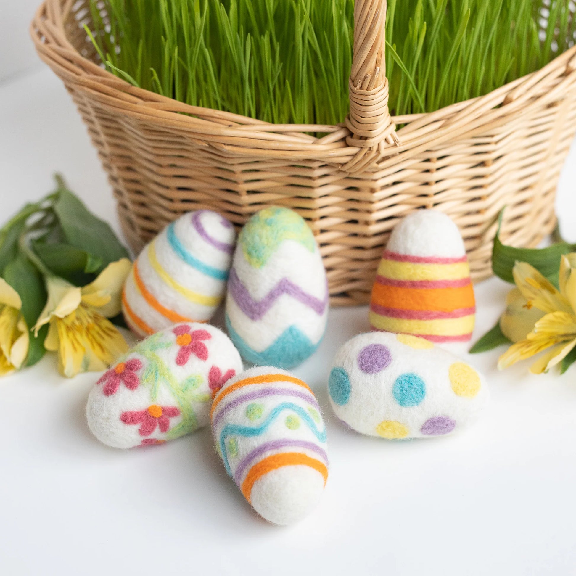 Needle Felting Easter Eggs Craft Las Cruces