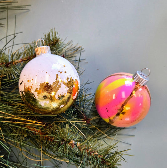 Gilded Glass Ornament Class