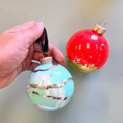 Gilded Glass Ornament Class