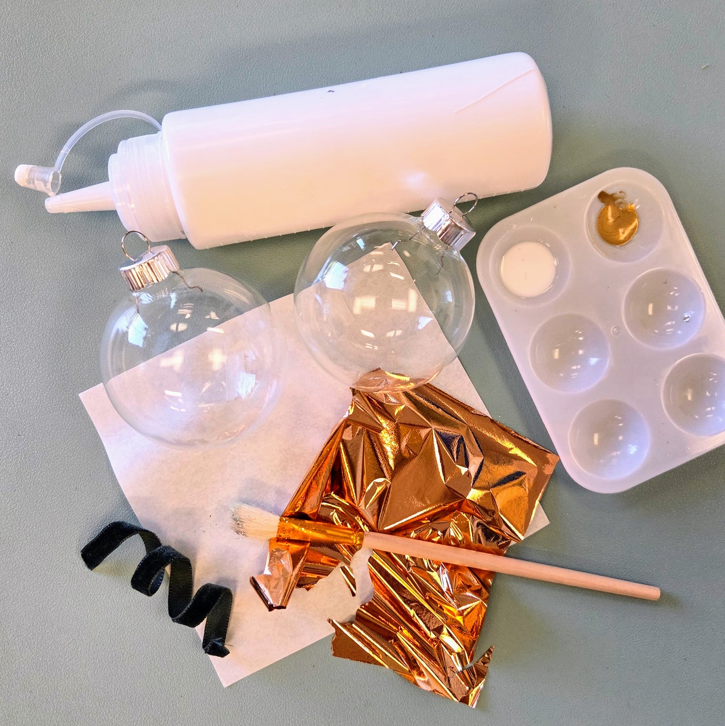 Gilded Glass Ornament Class