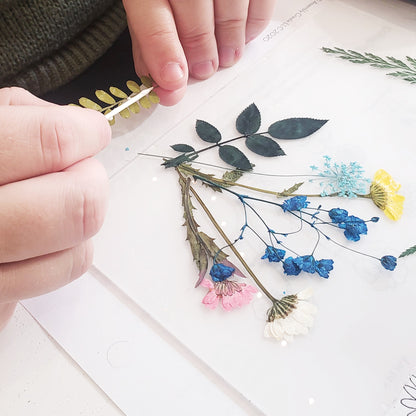 Pressed Flower Collage Workshop