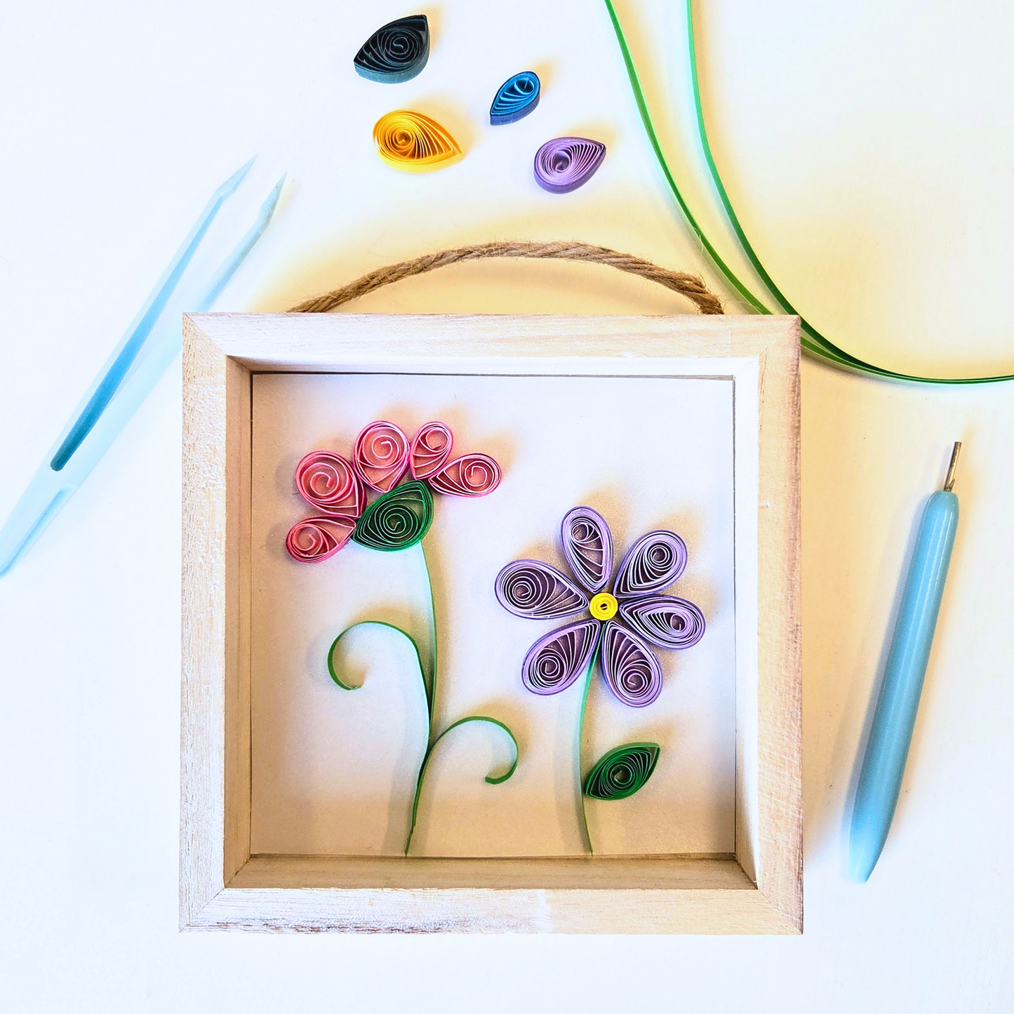 paper quilling craft art class las cruces