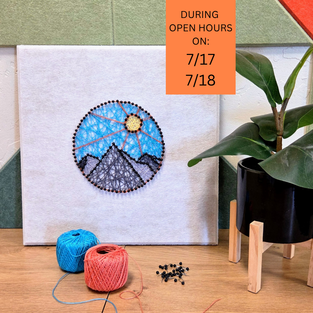 Drop-In Creative Studio: String Art Bulletin Board