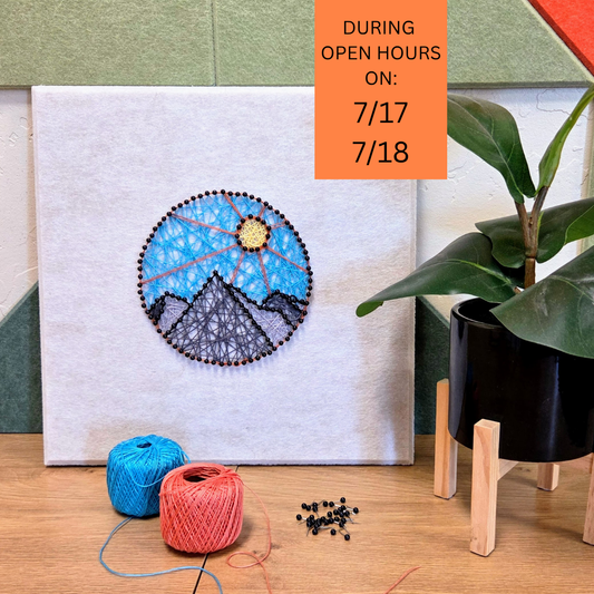 Drop-In Creative Studio: String Art Bulletin Board