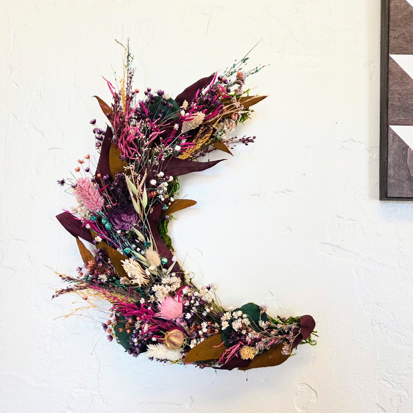 Dried Floral Moon Wreath Workshop