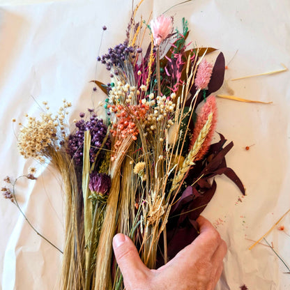Dried Floral Moon Wreath Workshop
