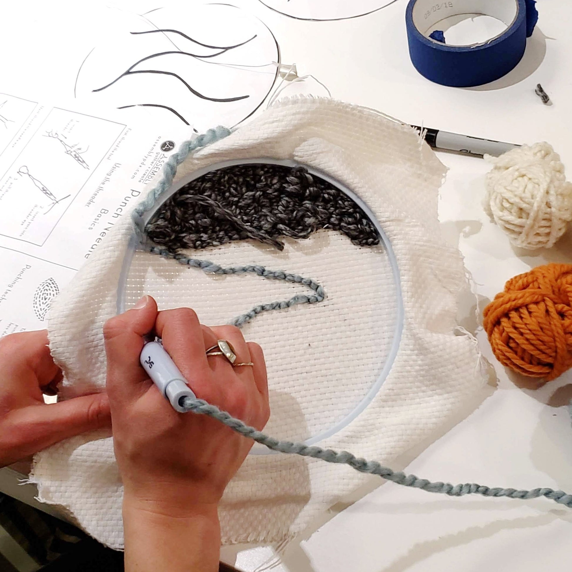 punch needle online class
