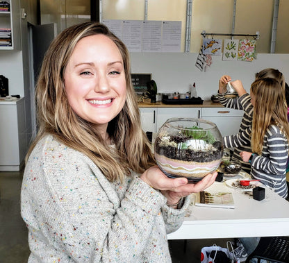 learn how to create a succulent plant terrarium 