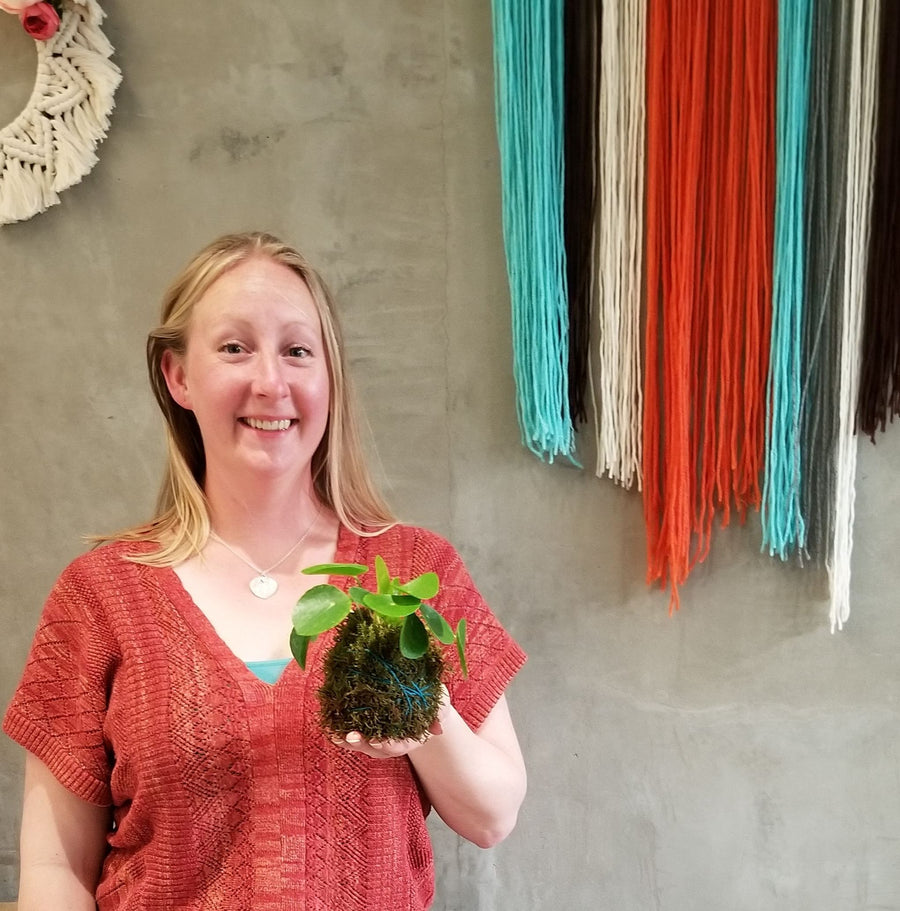 kokedama plant class assembly