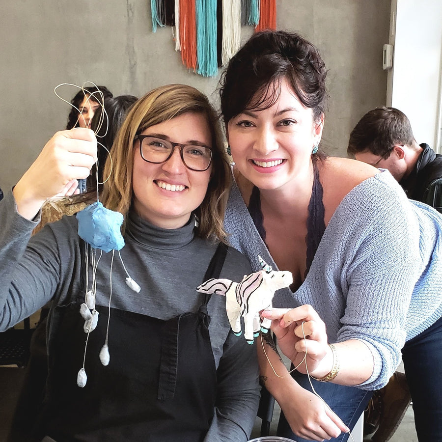 paper craft sculpture workshop