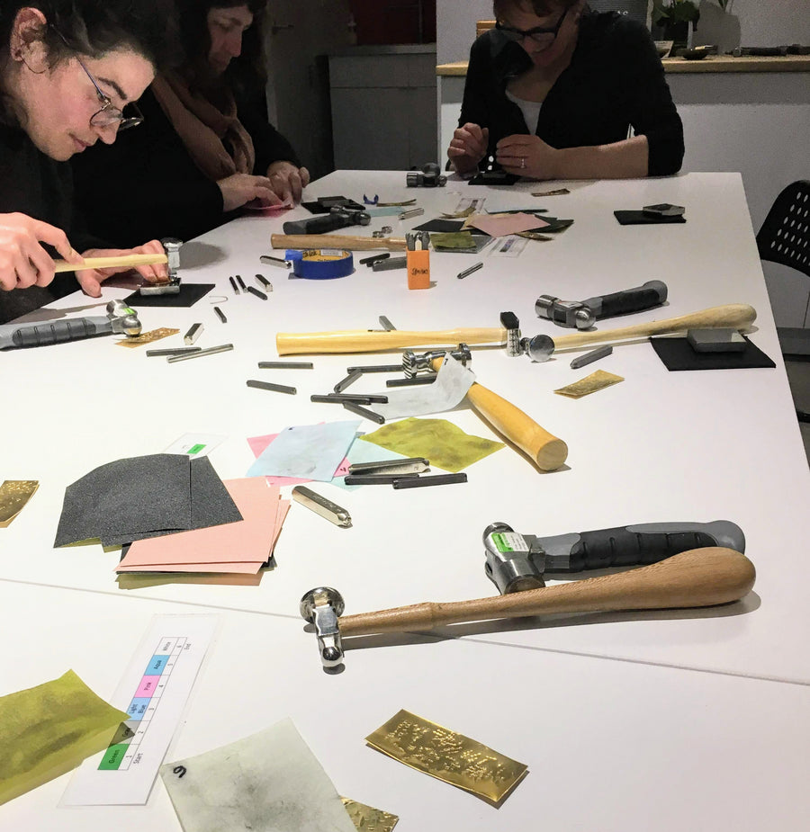 jewelry making metal pendant necklace class