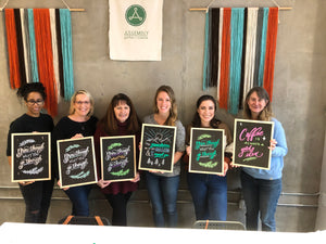 Chalkboard Art & Lettering Workshop