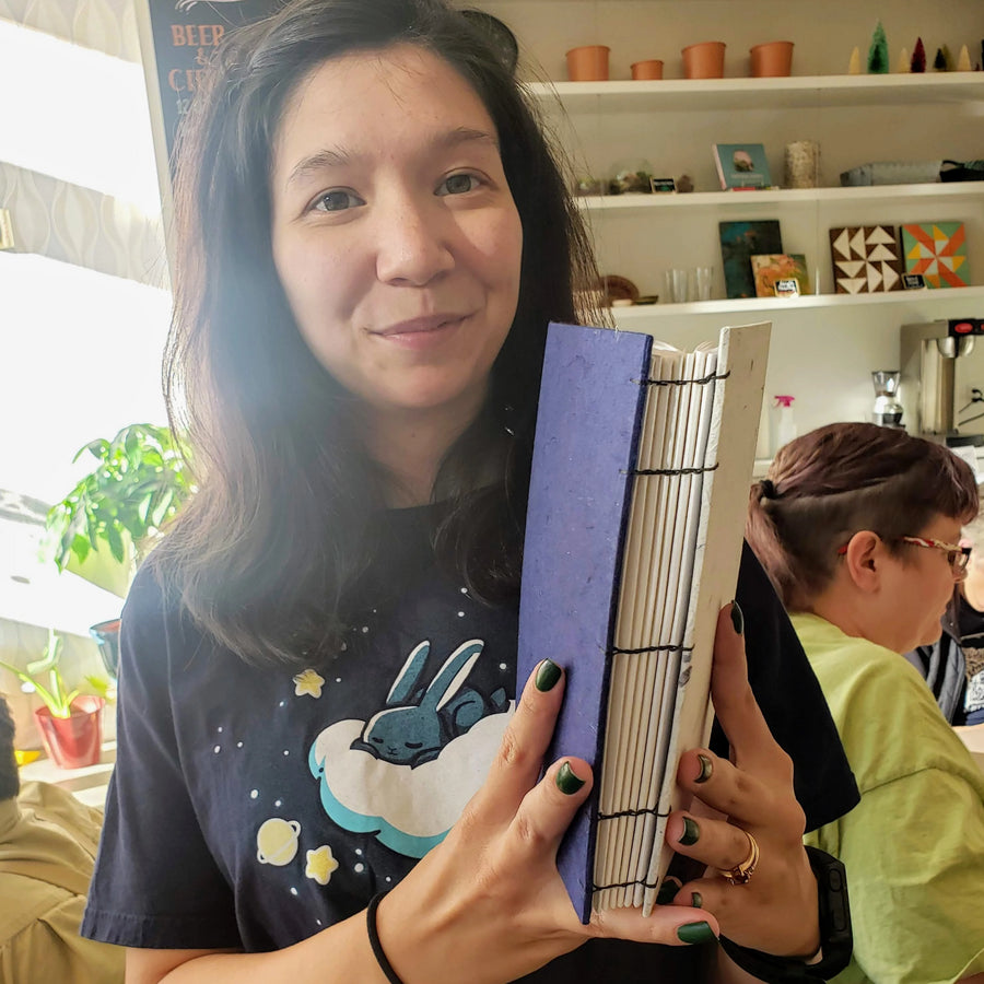 DIY journal craft workshop portland