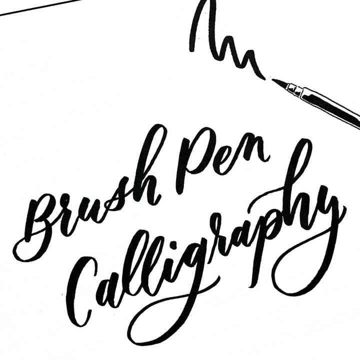 [Online] Brush Pen Calligraphy Jumpstart Class