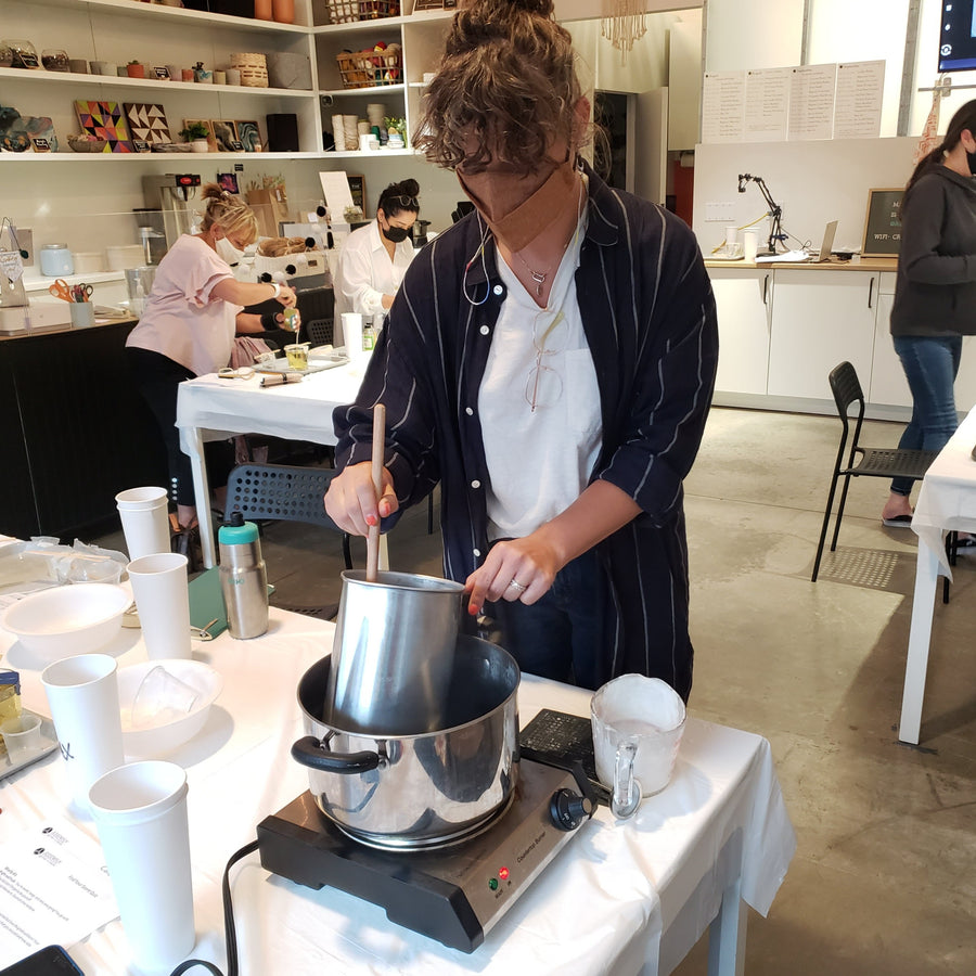 soy candle making workshop portland