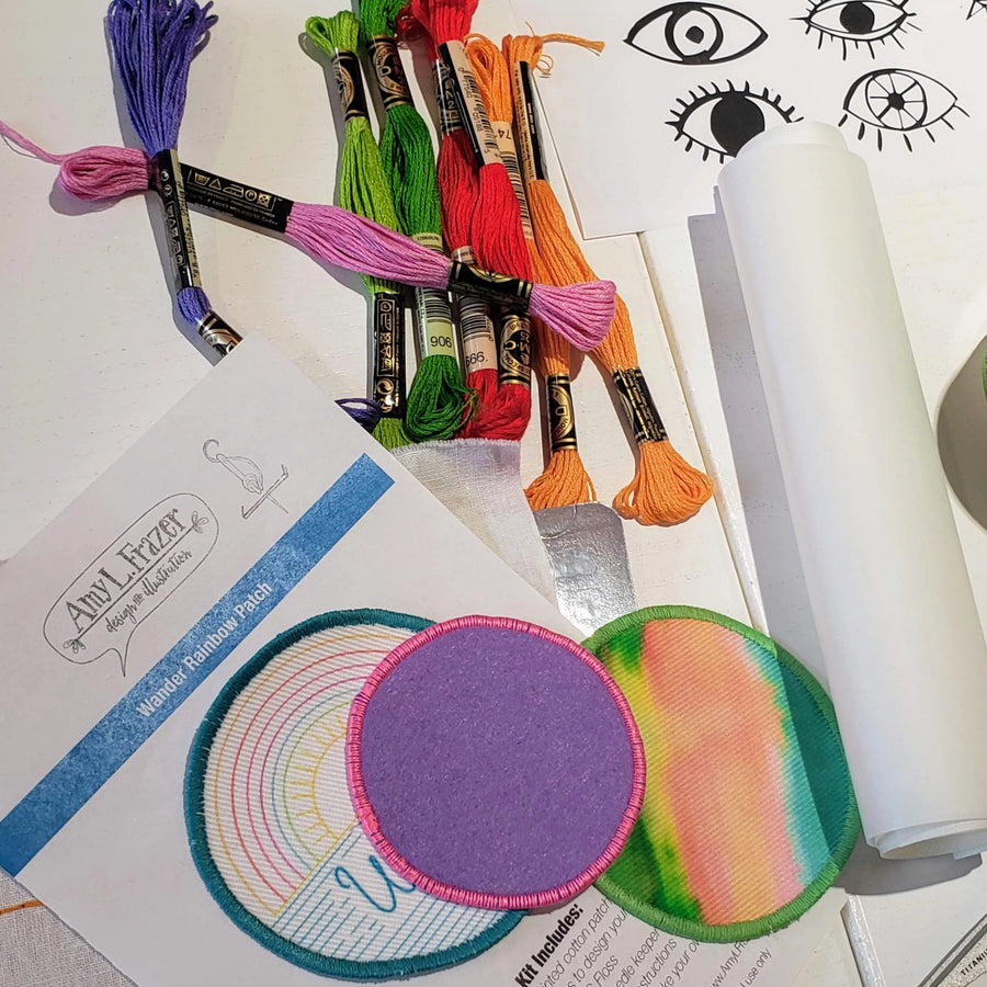 embroidered patch class kit