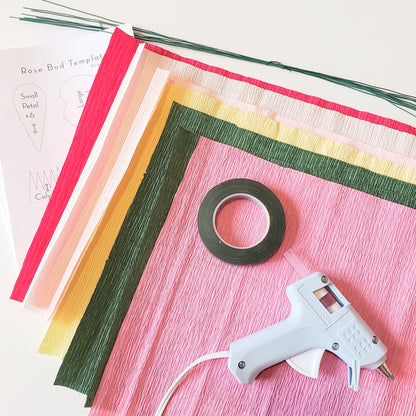 paper flowers supply kit