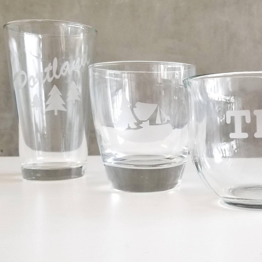 Glass Etching Drinkware Workshop – Assembly: gather + create