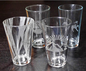 custom etched drinking glasses
