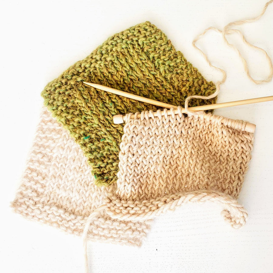 intro beginner's knitting class portland