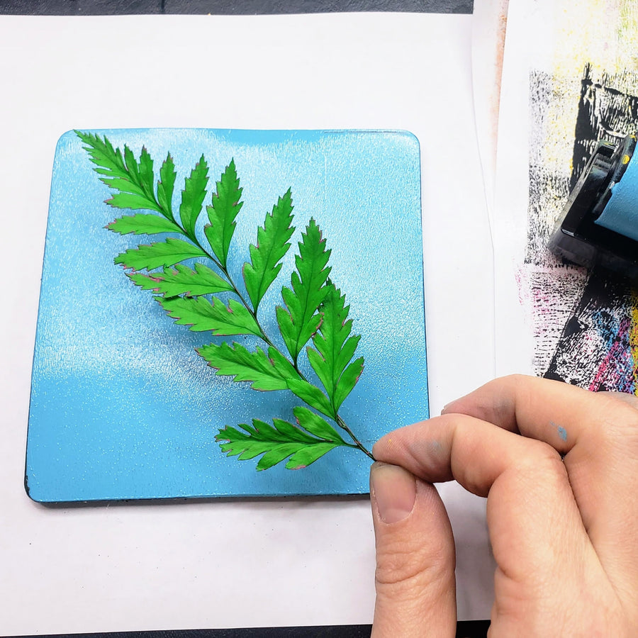 Online] Nature Gel Printing Class – Assembly: gather + create