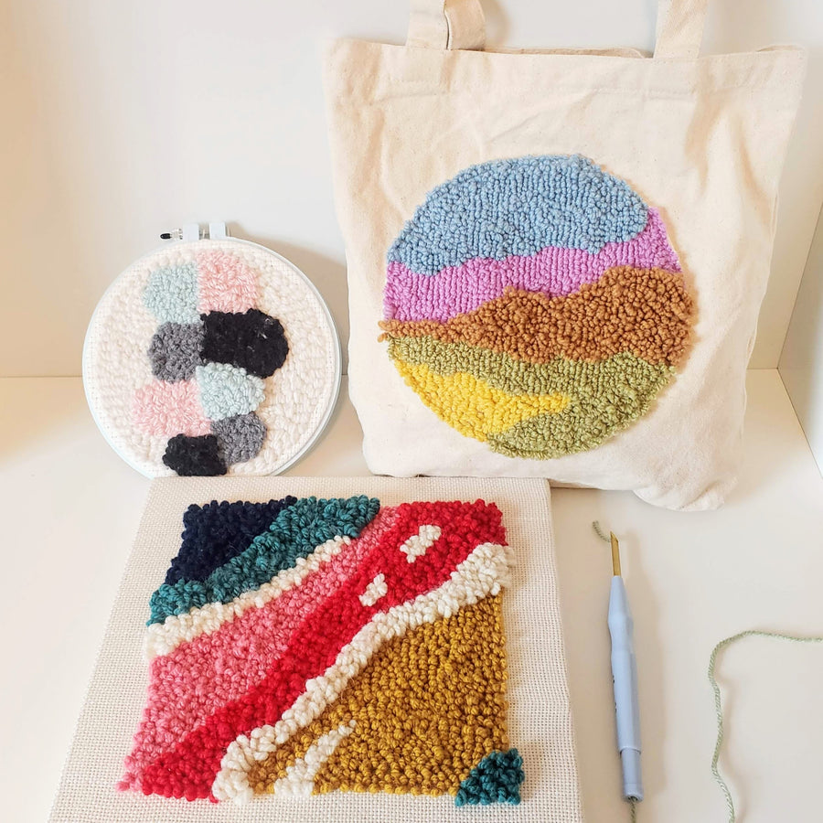 PUNCH NEEDLE SUPPLIES: HOW TO GET STARTED (ULTRA PUNCH EMBROIDERY) 