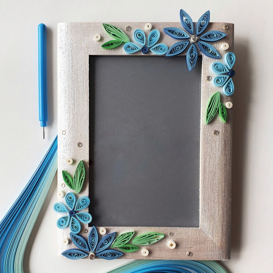 Paper Quilling Wood Frame Class – Assembly: gather + create