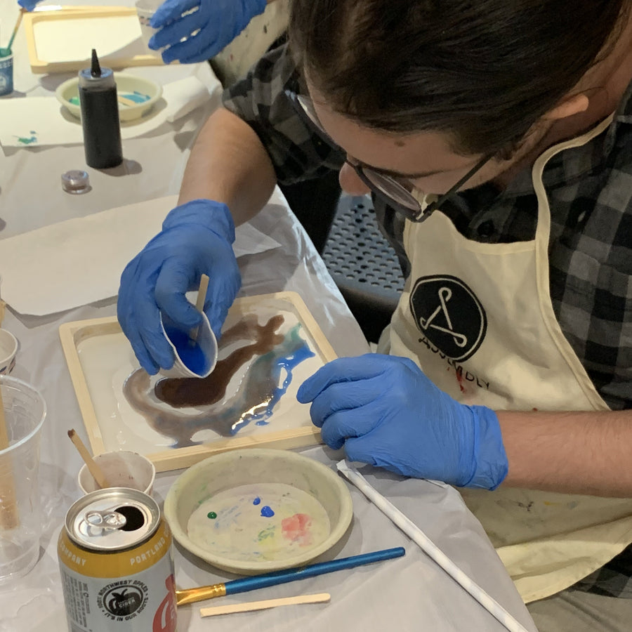 resin art class
