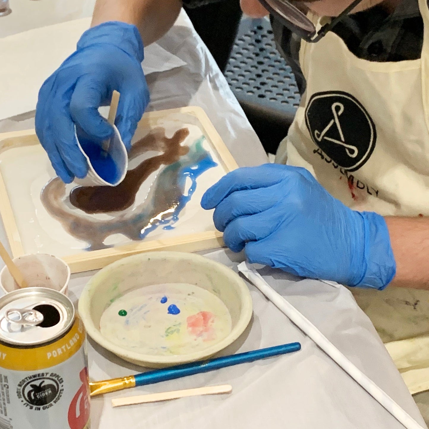 resin art supply kit