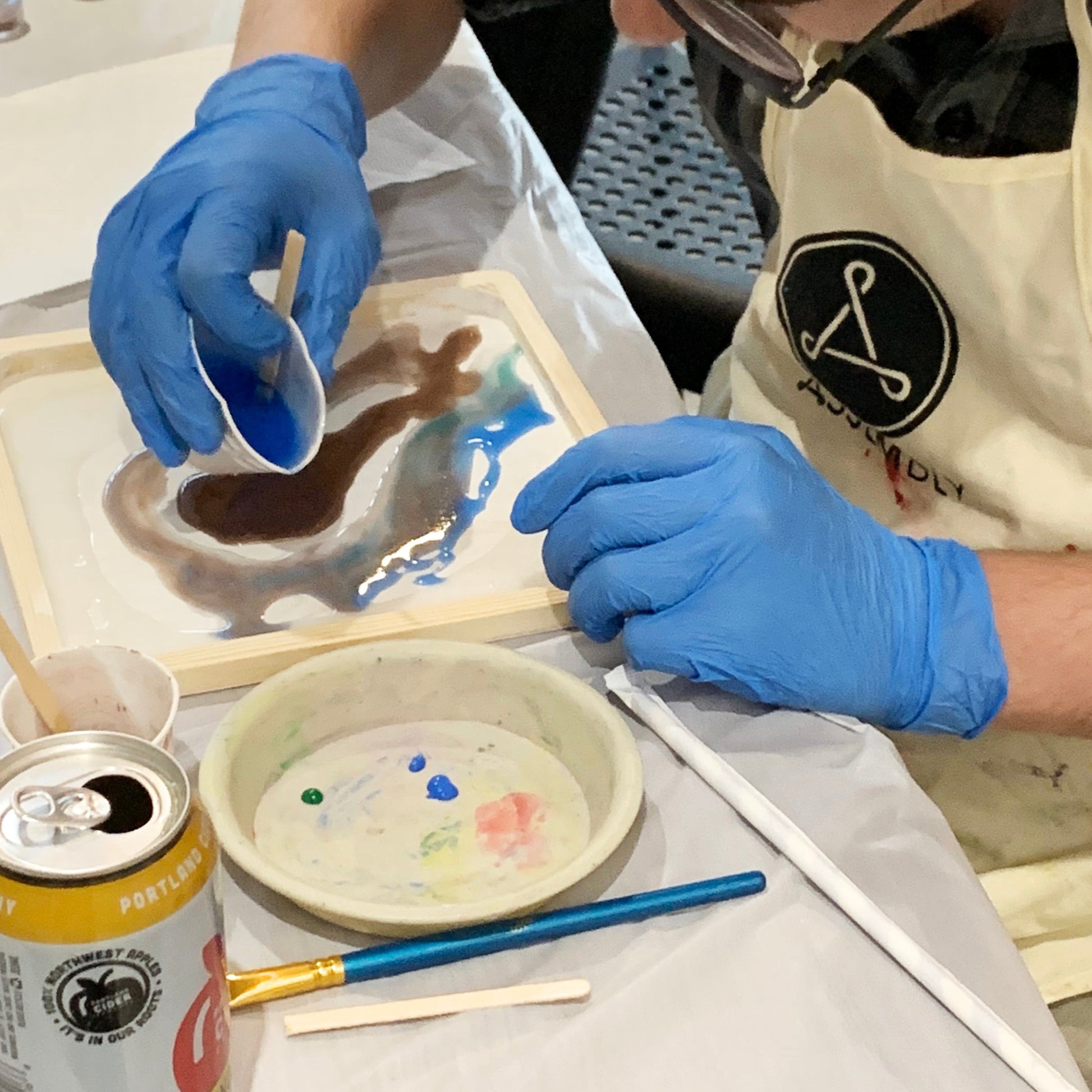 resin art supply kit