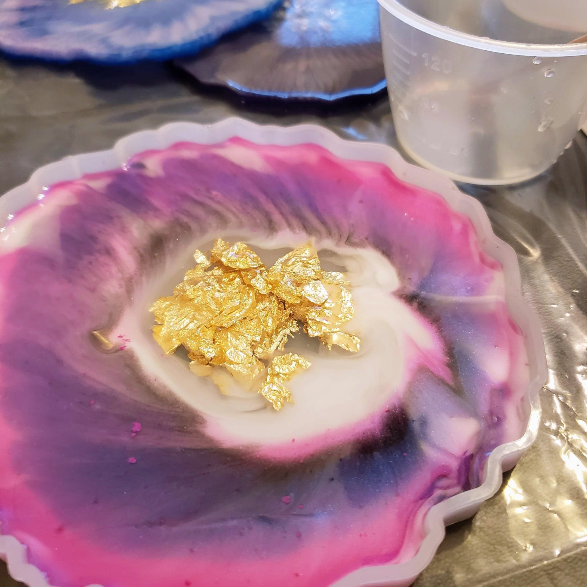 resin art coasters online class